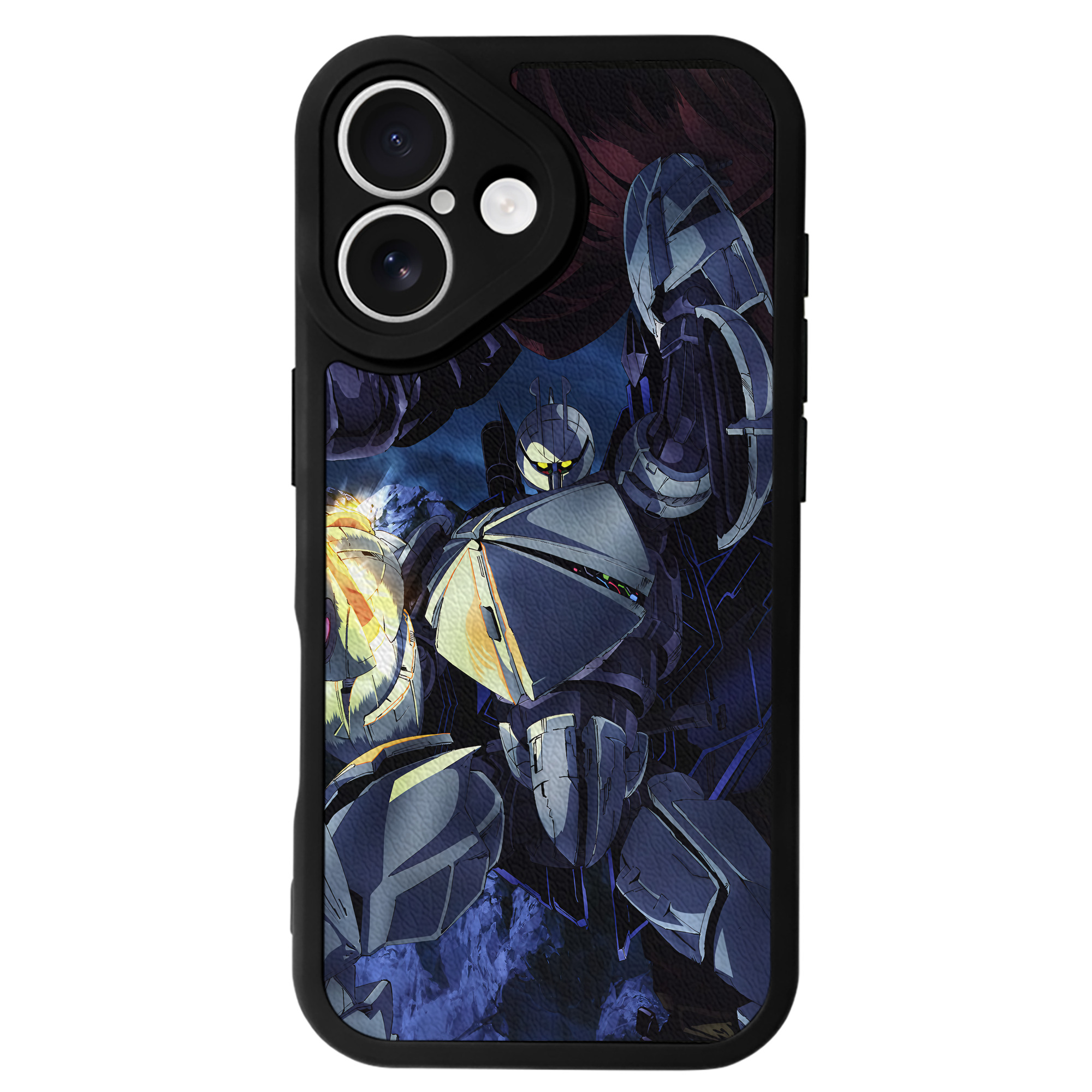 （画像用） 機動戦士ガンダム Mobile Suit Gundam 【iPhone 16シリーズ対応】シリコンスマホケース（レザー調） 材質：シリコン